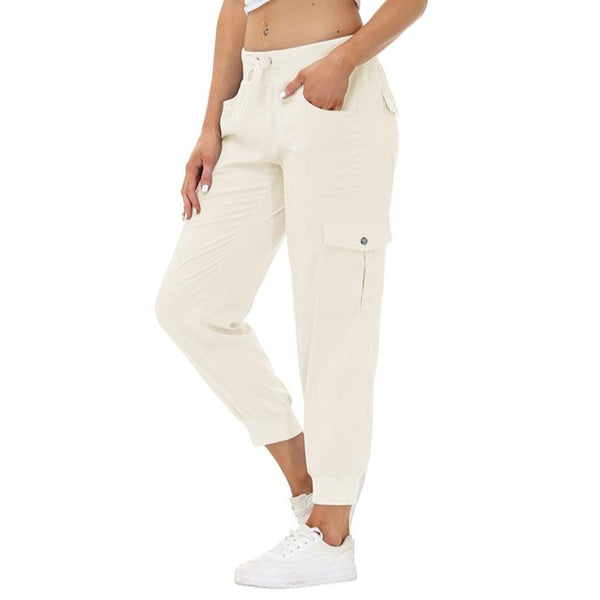 Women's Cargo Pants Lightweight Joggers Pants with Hiking Athletic Pants Casual Sweatpants