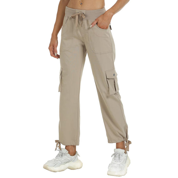 Women's lightweight quick-drying outdoor capri pants