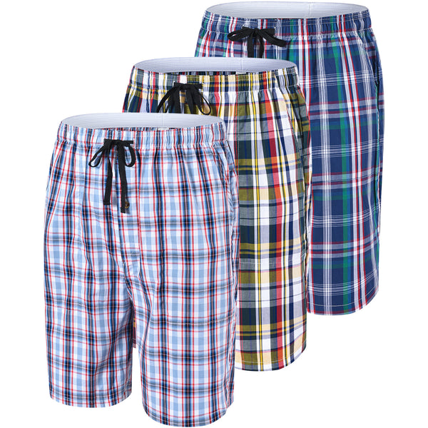 X'soft Men's Summer Home Shorts 3-Pack