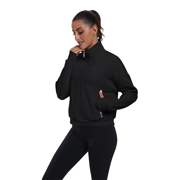 Women's Half Zip Pullover Long Sleeve