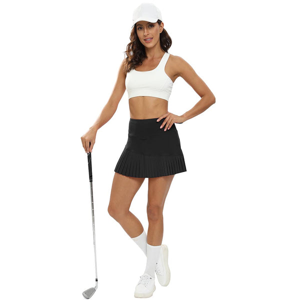 Women's Pleated Tennis Skirts" Built-in Shorts